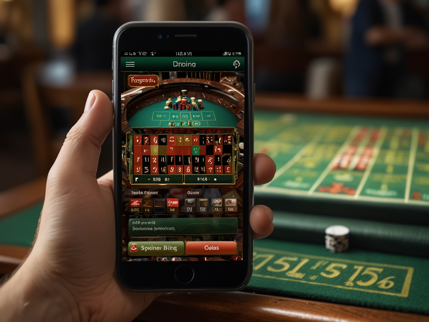 Mobile browser playing Elon Casino